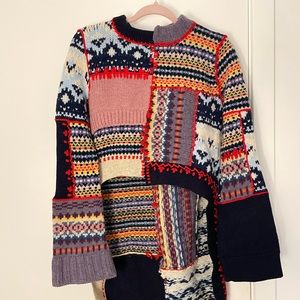 NWT Alexander McQueen high low knit sweater , never worn